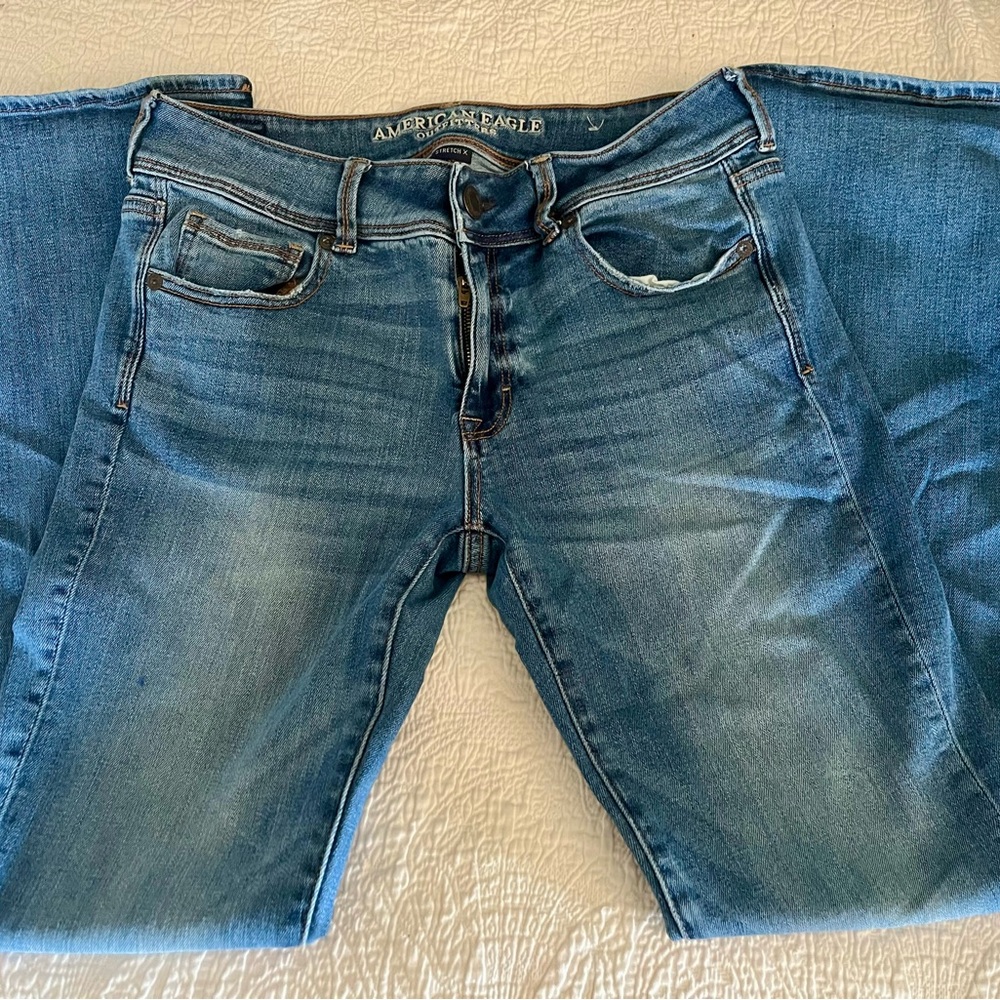 American Eagle Outfitters Blue Boot Cut Jeans